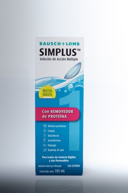 Solución Bausch + Lomb Simplus