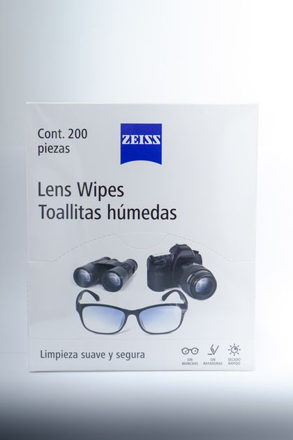 Toallitas húmedas Zeiss, 200 piezas